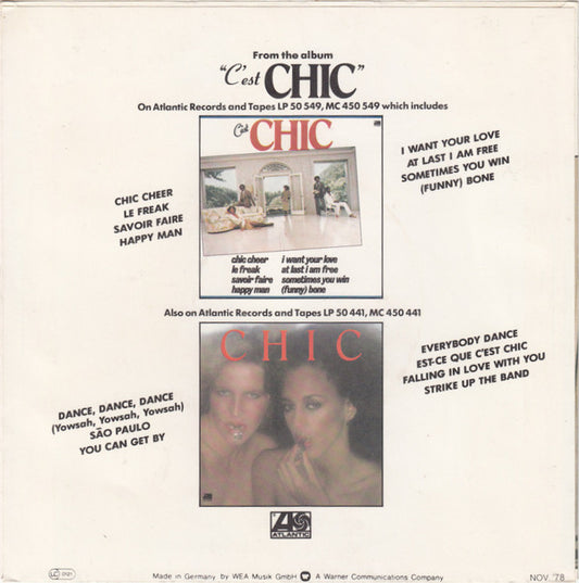 Chic : Freak Out (Le Freak) (7", Single, R/S)