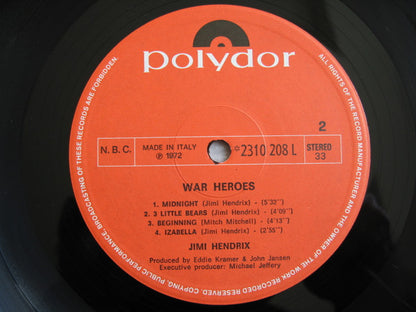 Jimi Hendrix : War Heroes (LP, Album)