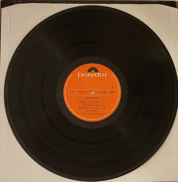 Jimi Hendrix : War Heroes (LP, Album)