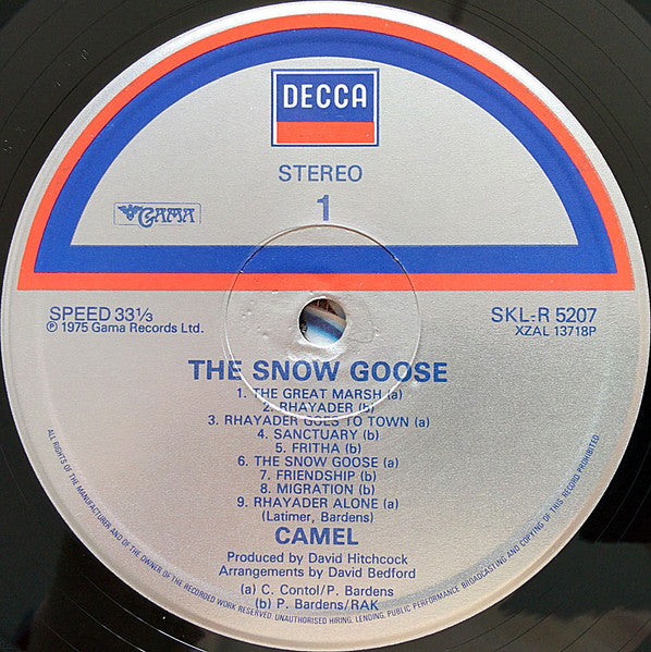 Camel : The Snow Goose (LP, Album, RE)