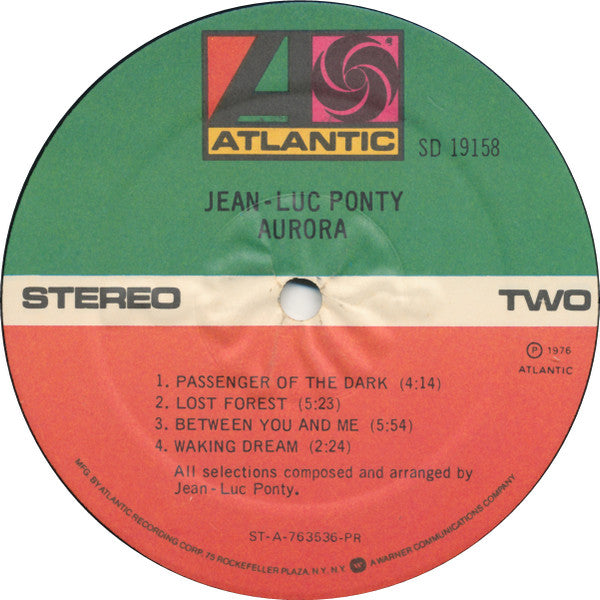 Jean-Luc Ponty : Aurora (LP, Album, RE, Pre)