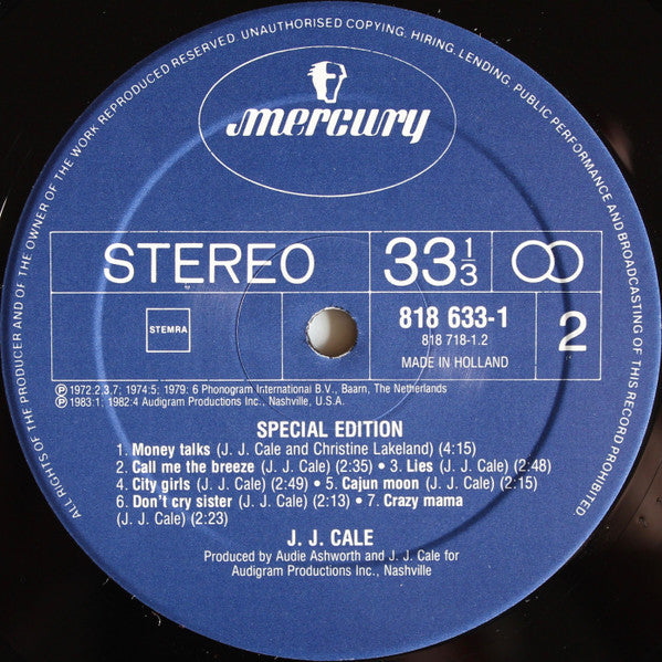 J.J. Cale : Special Edition (LP, Comp)