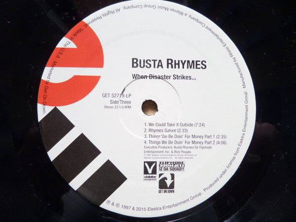 Busta Rhymes : When Disaster Strikes... (2xLP, Album, RE)