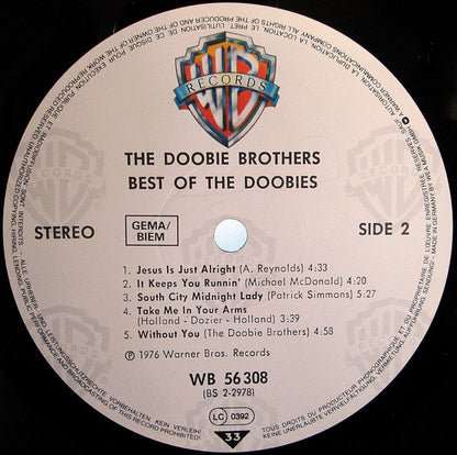 The Doobie Brothers : Best Of The Doobies (LP, Comp, RE)