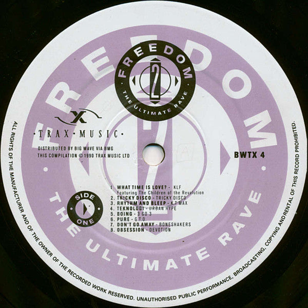 Various : Freedom Two - The Ultimate Rave (2xLP, Comp)