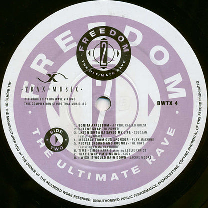 Various : Freedom Two - The Ultimate Rave (2xLP, Comp)