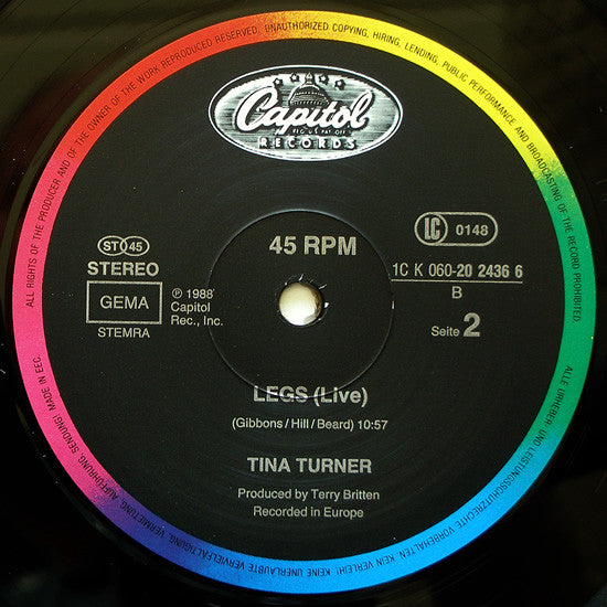 Tina Turner : Nutbush City Limits (Live) (12")