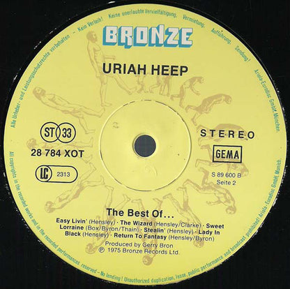 Uriah Heep : The Best Of... (LP, Comp, RE, Bil)