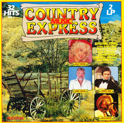 Various : Country Music Express (32 Hits Vol. 1) (2xLP, Comp)