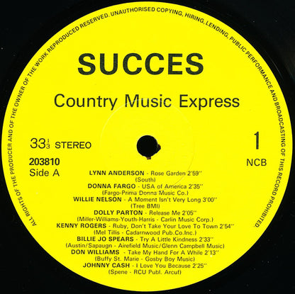Various : Country Music Express (32 Hits Vol. 1) (2xLP, Comp)