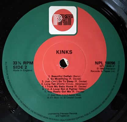 The Kinks : Kinks (LP, Album, Mono, RE)