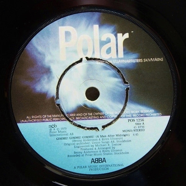 ABBA : Gimme! Gimme! Gimme! (A Man After Midnight) (7", Single)