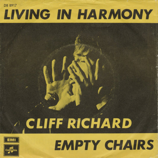 Cliff Richard : Living In Harmony / Empty Stairs (7", Single)
