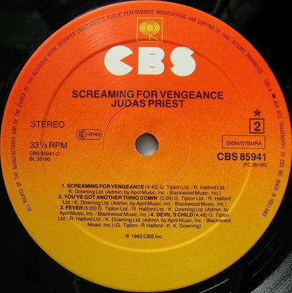 Judas Priest : Screaming For Vengeance (LP, Album)