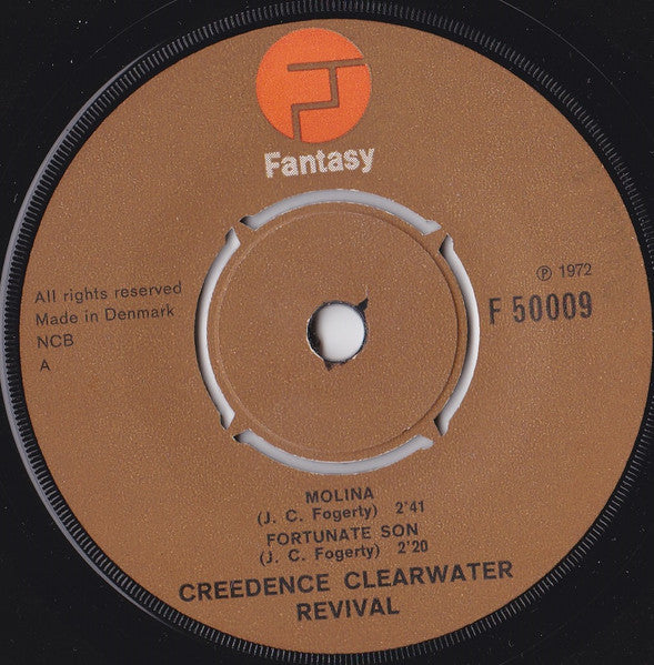 Creedence Clearwater Revival : Molina  (7", Single, Lig)