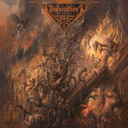 Inquisition : Nefarious Dismal Orations (2x12", Album, Ltd, RE, RM)
