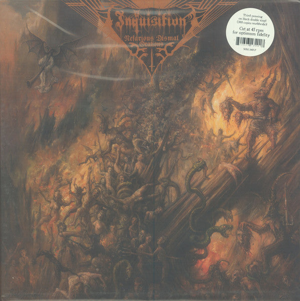Inquisition : Nefarious Dismal Orations (2x12", Album, Ltd, RE, RM)