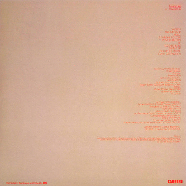 F.R. David : Words (LP, Album)