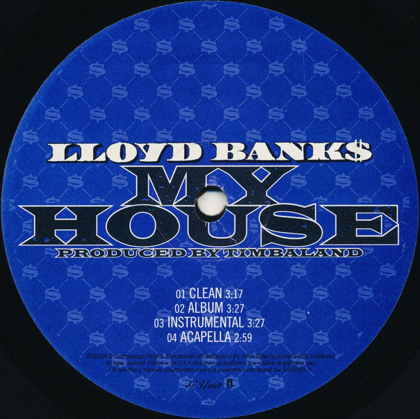 Lloyd Banks : My House (12")