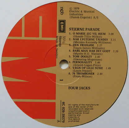 Four Jacks : Stjerne Parade  (LP, Comp)