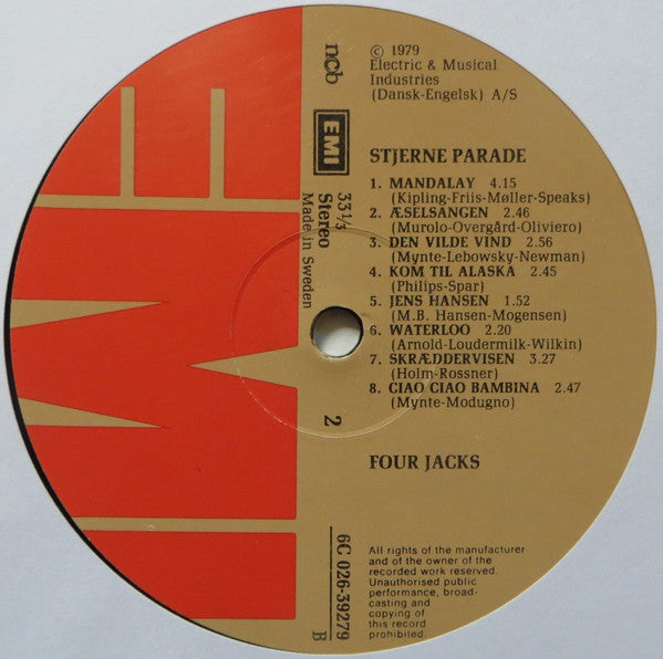 Four Jacks : Stjerne Parade  (LP, Comp)