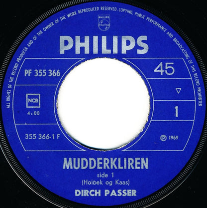 Dirch Passer : Mudderkliren (7", Mono)