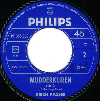 Dirch Passer : Mudderkliren (7", Mono)
