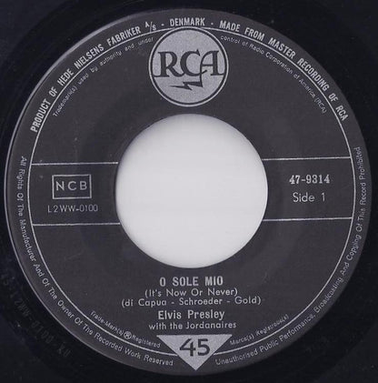 Elvis Presley : O Sole Mio (It's Now Or Never) / Make Me Know It (7", Single)