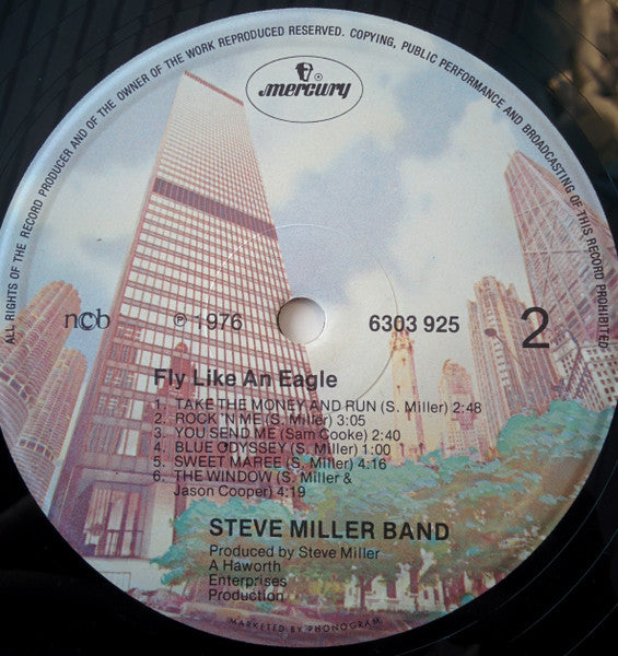 Steve Miller Band : Fly Like An Eagle (LP, Album)