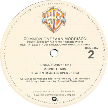 Van Morrison : Common One (LP, Album, Jac)