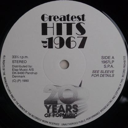 Various : Greatest Hits Of 1967 (2xLP, Comp, Gat)