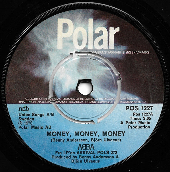 ABBA : Money, Money, Money / Crazy World (7", Single)