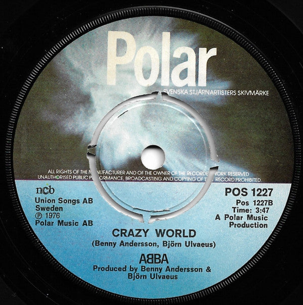 ABBA : Money, Money, Money / Crazy World (7", Single)