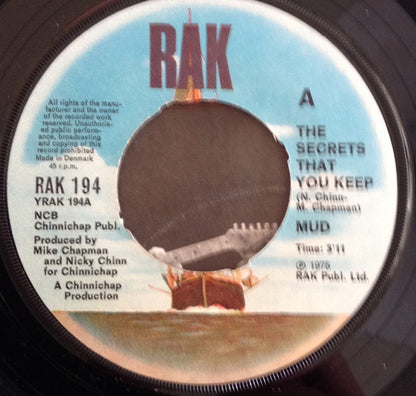 Mud : The Secrets That You Keep (7", Single)