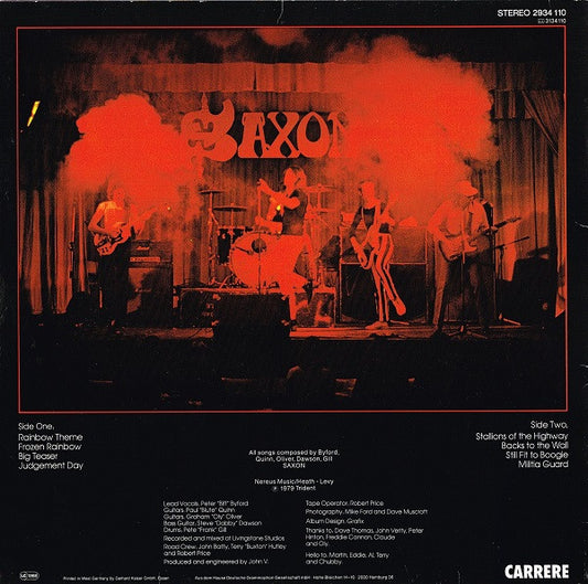 Saxon : Saxon (LP, Album)