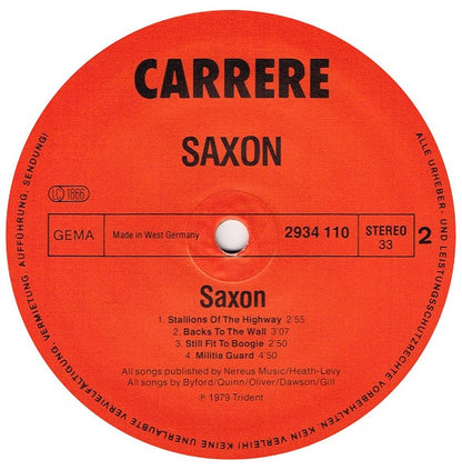 Saxon : Saxon (LP, Album)