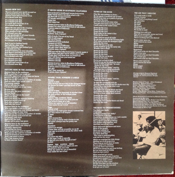 Albert Hammond : It Never Rains In Southern California (LP, Album, Gat)