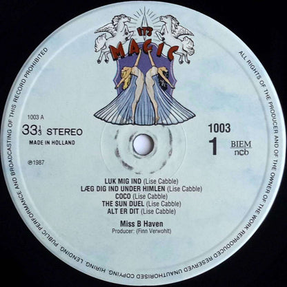 Miss B. Haven : Miss B. Haven (LP, Album, RE, RP, Whi)