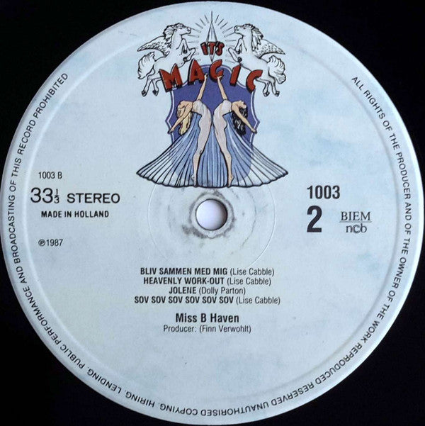Miss B. Haven : Miss B. Haven (LP, Album, RE, RP, Whi)