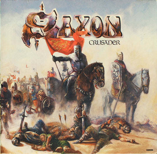 Saxon : Crusader (LP, Album, RP, Inj)