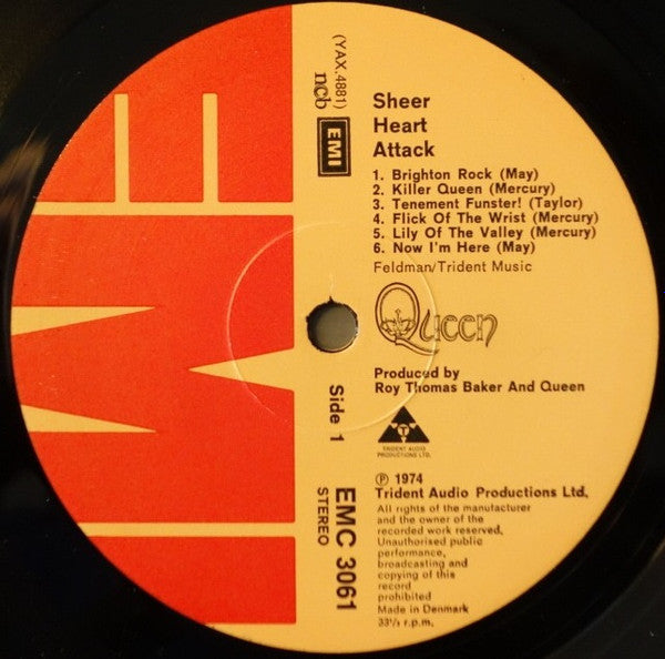 Queen : Sheer Heart Attack (LP, Album)