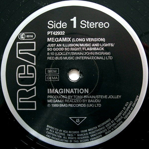 Imagination : Megamix (12", Maxi)