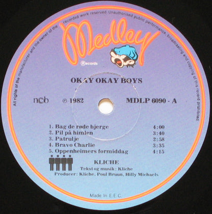 Kliché* : Okay Okay Boys (LP, Album)