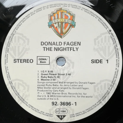 Donald Fagen : The Nightfly (LP, Album, RE, RP)