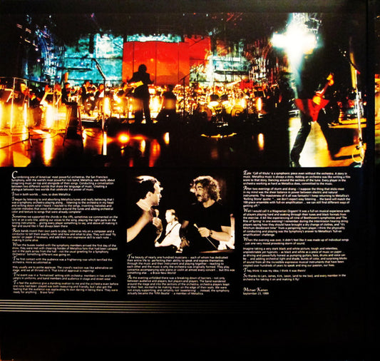 Metallica With Michael Kamen Conducting San Francisco Symphony : S&M (3xLP, Album, RE, Gat)