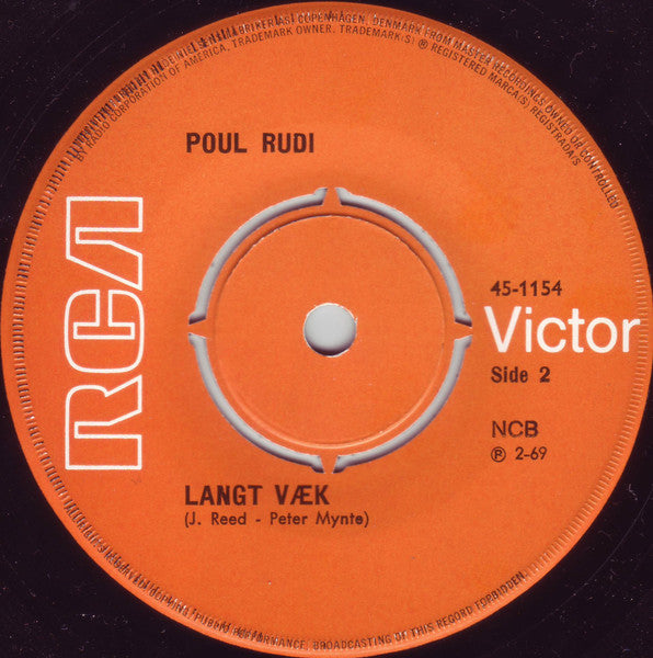 Poul Rudi : Det Sker For Alle (7", Single)