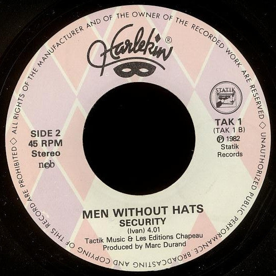 Men Without Hats : The Safety Dance (7", Single)