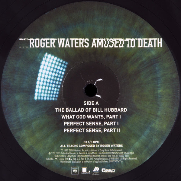 Roger Waters : Amused To Death (2xLP, Album, Ltd, RE, Rem)