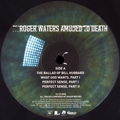 Roger Waters : Amused To Death (2xLP, Album, Ltd, RE, Rem)