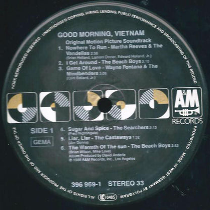 Various : Good Morning, Vietnam (The Original Motion Picture Soundtrack) (LP, Comp)